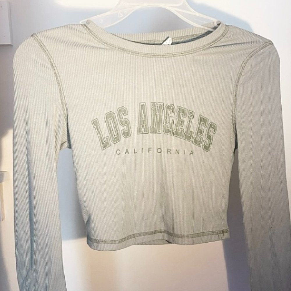 Light green Los Angeles long sleeve